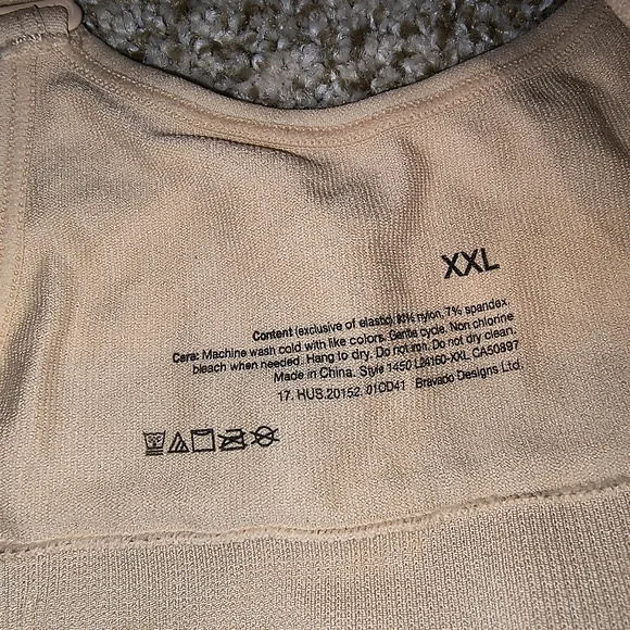 💎 NWT Bravado Basics Nude Comfort Nursing Bra in size XXL - Picture 7 of 10